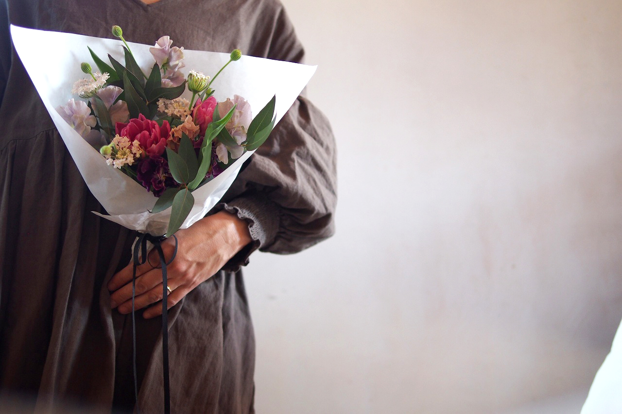 切り花パンジーのミニブーケを作ろう | 予約制